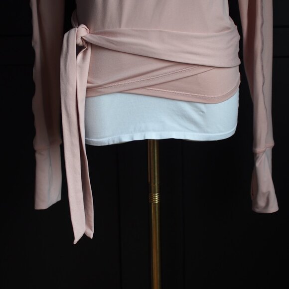 MPG | Ballet Wrap Top in Light Pink - Picture 4 of 10